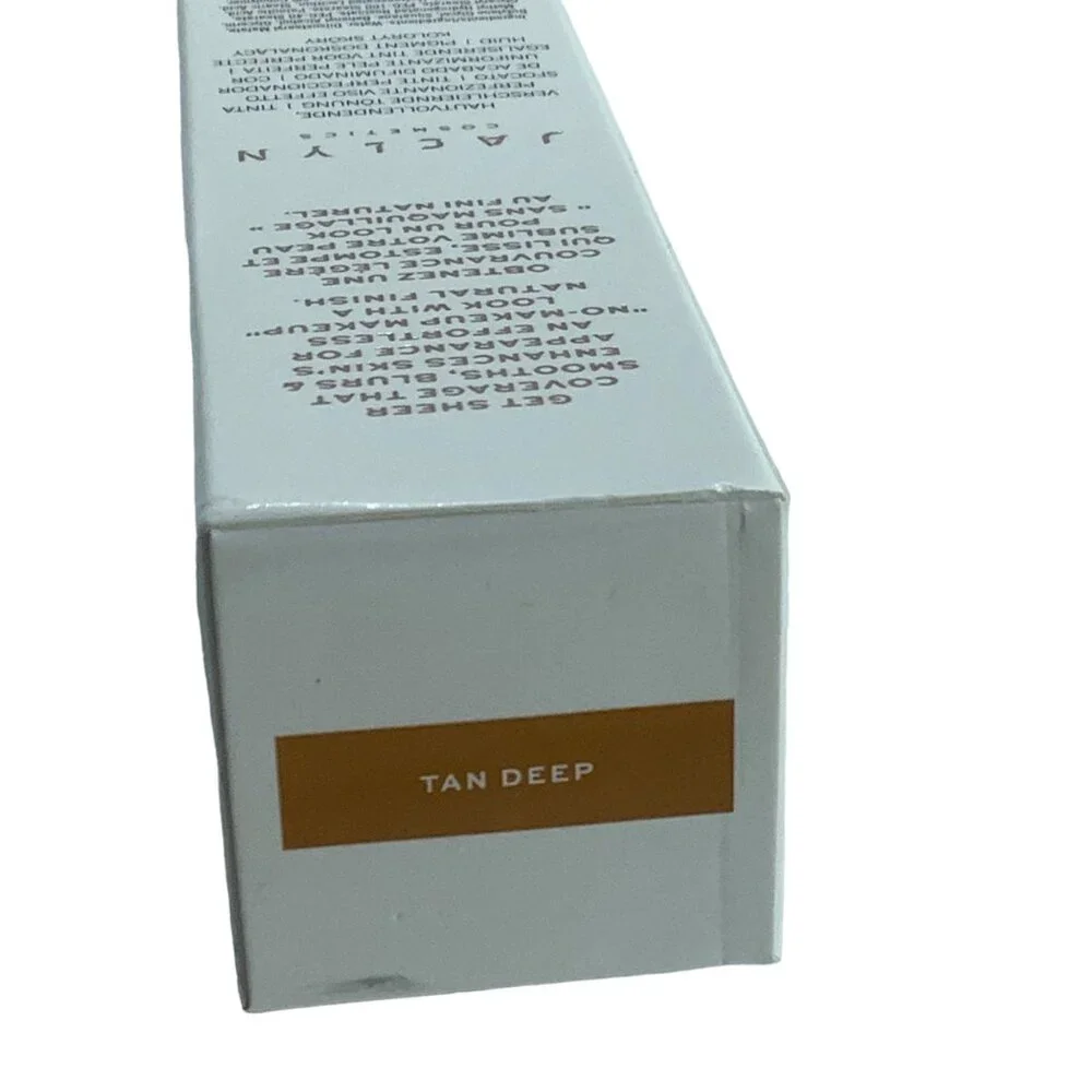 Jaclyn Cosmetics Skin Perfecting Blurring Tint Sheer Coverage Natural‎ Tan Deep